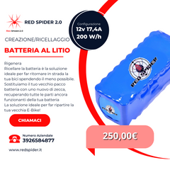 Servizio Ricellaggio/Creazione pacchi batterie 12 Volt - 12 Volt 17,4A 200 W/h