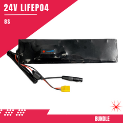 Red Spider 2.1 - Batteria 24V LIFePO4 MODELLO 8S (25,6V) 16Ah (410Wh)